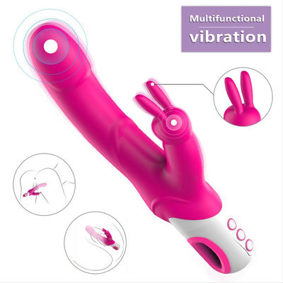 Goedgekeurd de Vleksgs van Dildo Honey Sex Toys Rabbit Vibrator G van het huid Vriendschappelijke Silicone