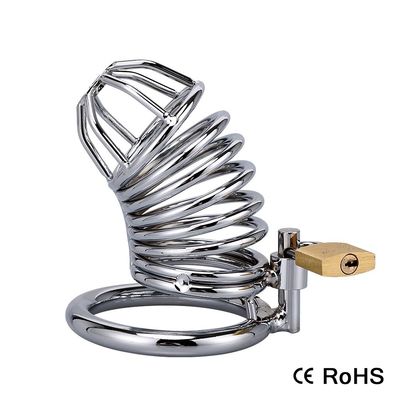 Afsluitbaar Klein Metaal Chastity Cage Vibrator Cock Ring 45mm voor Homosexueel