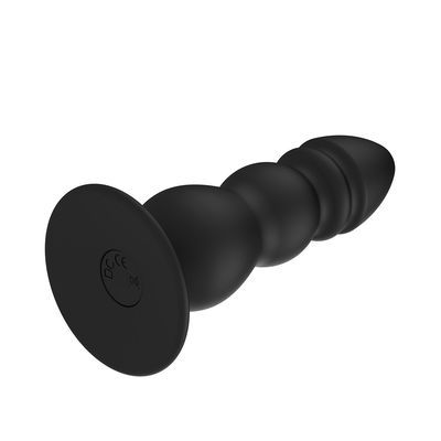 Zwarte 10 Speelgoed Mannelijk Ring Vibrator van het Snelheden het Anale Geslacht 11.3cm Discrete Verpakking