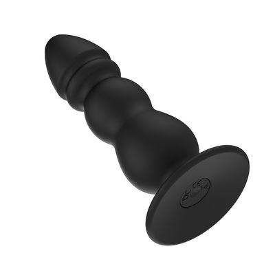 Zwarte 10 Speelgoed Mannelijk Ring Vibrator van het Snelheden het Anale Geslacht 11.3cm Discrete Verpakking