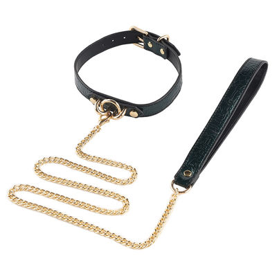 De riemhandcuffs van het Eco de Vriendschappelijke Leer bdsm Lijfeigenschap ROHS van de Terughoudendheidsamulet