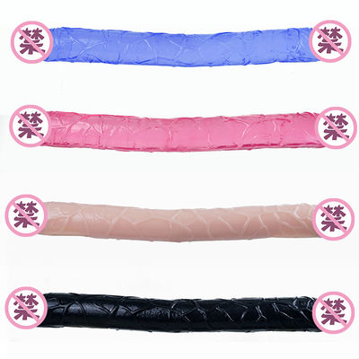 Waterdicht Realistisch Dubbel Geleid Dong 38cm Flexibel voor Vrouwen