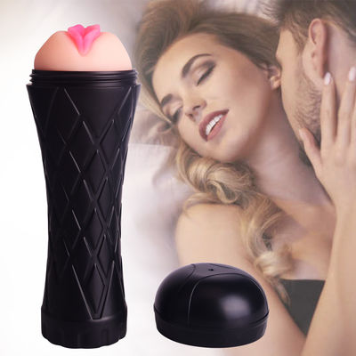ABS TPE Realistisch Mannelijk Masturbatiespeelgoed 24cm Mondelinge Vaginalle