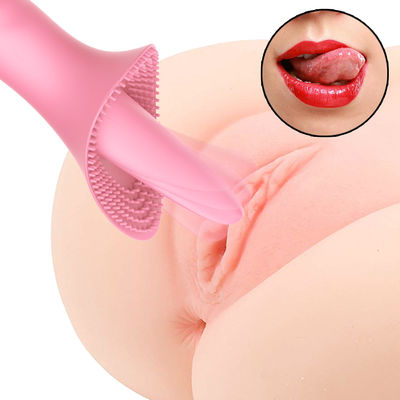 Dubbele Stimulatie 5.9inch Honey Sex Toys Sucker Tongue 10 Frequentie