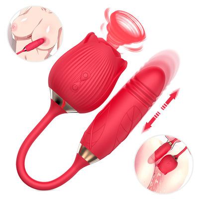 Het zuigen de Stimulatie van het Uitsteekselclitoral van Vibratorhoney sex toys IPX7 voor Volwassene