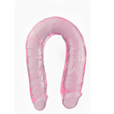 15in Honey Sex Toys Realistic Dildo Zachte TPE Penis Met twee uiteinden