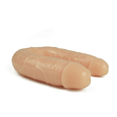 15in Honey Sex Toys Realistic Dildo Zachte TPE Penis Met twee uiteinden