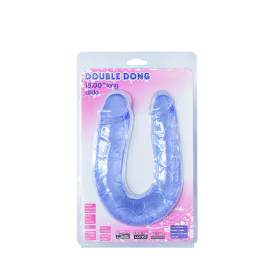 15in Honey Sex Toys Realistic Dildo Zachte TPE Penis Met twee uiteinden