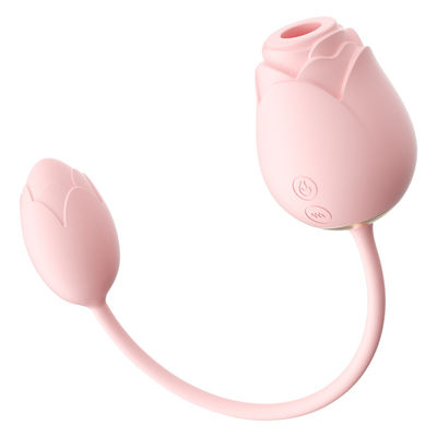IPX7 Rose Sucking Remote Control Love-de Rangsilicone van het Eivoedsel