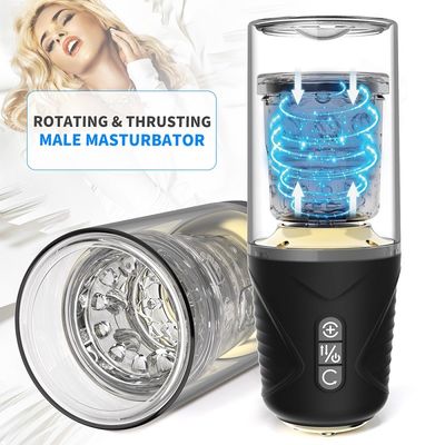 TPE-ABS de Masturbatiekop van de Zuignapvibrator 300rpm voor Mensen