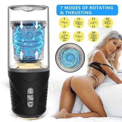 TPE-ABS de Masturbatiekop van de Zuignapvibrator 300rpm voor Mensen
