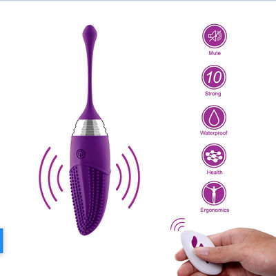 Het Eivibrator 10 Frequentie 100mm Waterdichte IPX7 van het afstandsbedieningsilicone