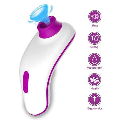 Uitsteeksel dat Honey Sex Toys 10 het Silicone van de Snelheden het Medische Rang Elektrische Zuigen Massager zuigt
