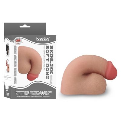 5inch 126mm Limpy-Geslacht Toy Realistic Bulges For Lesbian van Haan het Zachte Dildo