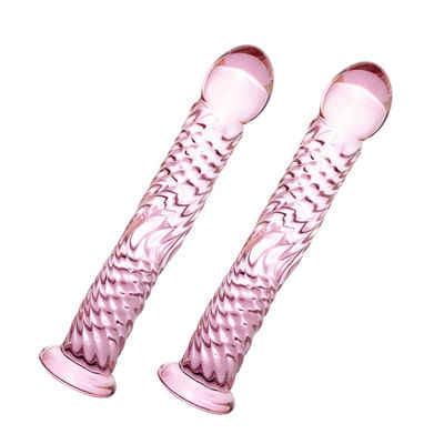 17cm Reusachtig Crystal Glass Sex Toy Artificial Dildo Geen Goedgekeurd Geurce