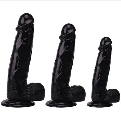 Realistisch het Geslachtsstuk speelgoed 22cm van Zuignapdildo Crystal Dick For Women