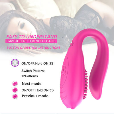 De erotische Draadloze het Stuk speelgoed van het Vibratorgeslacht Stimulator van de de Vlek U-vormige Clitoris van G