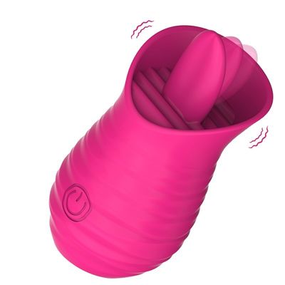 USB die Rose Red Vibrator Sex Toy-Ei het Elektrische Likken Massager 7000RPM laden