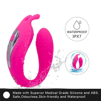9 Vibrator 18.7cm de Vlek Massager van frequentie U-vormige Paren van Cg