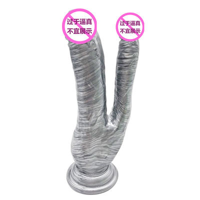 Echte TPE voelt Realistische Riem op Vergroting 20cm van de Penisuitbreiding