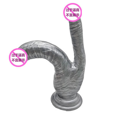Echte TPE voelt Realistische Riem op Vergroting 20cm van de Penisuitbreiding
