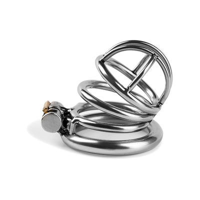 Van het het Geslachtsspeelgoed van roestvrij staalmensen de Haan Chastity Cage Male Chastity Device 50mm