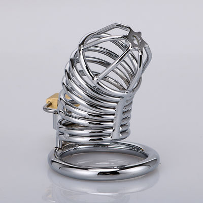 Afsluitbaar Klein Metaal Chastity Cage Vibrator Cock Ring 45mm voor Homosexueel