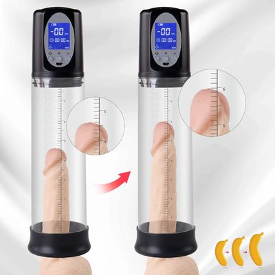 29cm LCD van het het Geslachtsspeelgoed van Automatische Mensen Vertoningspence Verklaarde Uitbreidingspomp ROHS