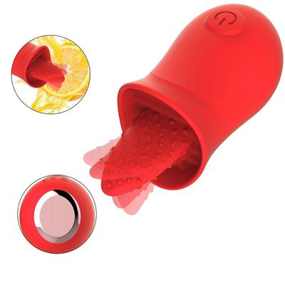 Ce Rohs 10 Snelhedentong die Vibrator Mondelinge Uitloper voor Paar likken