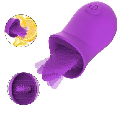 Ce Rohs 10 Snelhedentong die Vibrator Mondelinge Uitloper voor Paar likken