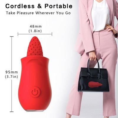 Ce Rohs 10 Snelhedentong die Vibrator Mondelinge Uitloper voor Paar likken