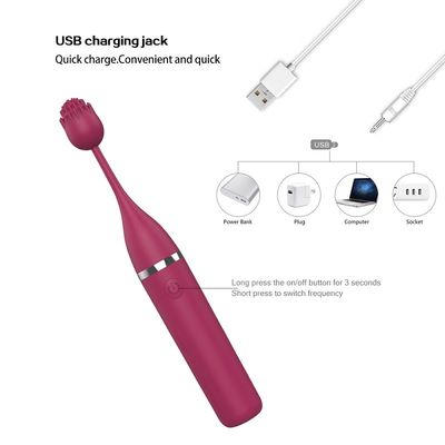Van het het Geslachtsspeelgoed van de Vrouwen van de uitsteekselmassage Waterdichte de Vlekvibrator IPX6 van G