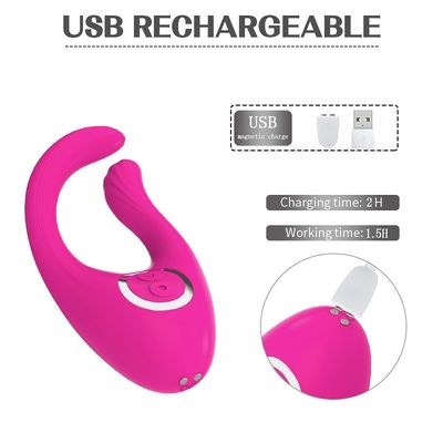 Van het de Afstandsbedieningei van Ce Draadloze het Type van U Vibrator 9 Frequentie IPX7