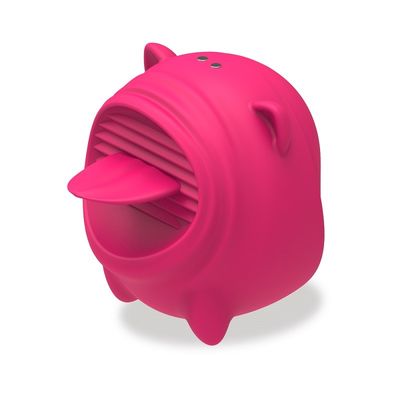 10 het Geslachtsspeelgoed van de Vrouwen van het snelhedenuitsteeksel Zuigend Mondeling het Likken Medisch Silicone 6.5cm