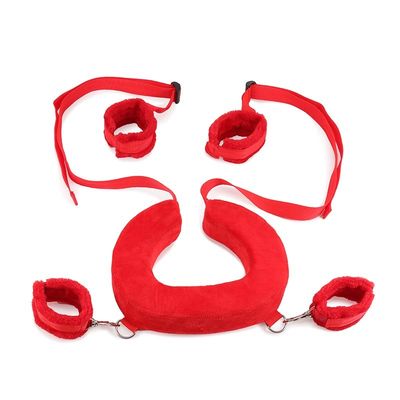 Comfortabele de Enkel en de Hand de Riemhandcuffs van Manchetten Nylon Bdsm van 385G