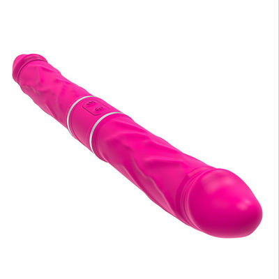 24.5cm Dubbele van het Speelgoed Slanke Dubbele Dong van het Actielgbt Geslacht de Vlekvibrator van G
