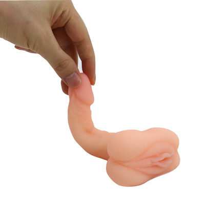 Realistische Grote Dildo Realistische Automatische Masturbator Kop 20cm van TPE
