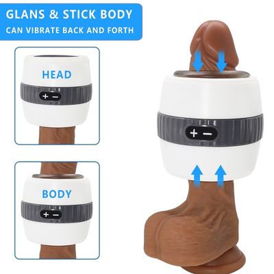 Waterdichte IPX7-Mannelijke Masterbation Vibrator 12 van Geslachtsblowjob Trillingswijzen