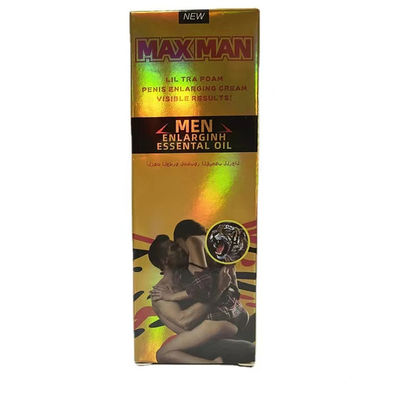 De Gouden Mens die van MAXMAN de Uitbreiding 50ml vergroot van de Etherische oliepenis